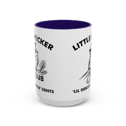 Funny 'Little Pecker Club' Coffee Mug — 11oz/15oz Ceramic Novelty Cup - Ramshackle Shack