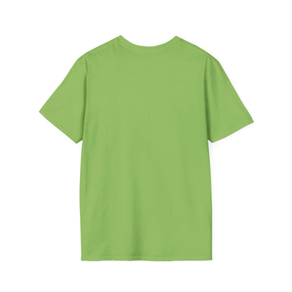 Unisex softstyle T-shirt with humorous beetroot graphic and "Just Beet It" slogan, in a casual, comfortable fit.