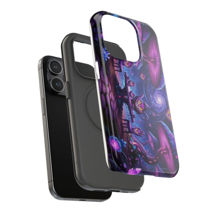 Psychedelic Mushroom Galaxy Phone Case — Impact-Resistant - Ramshackle Shack