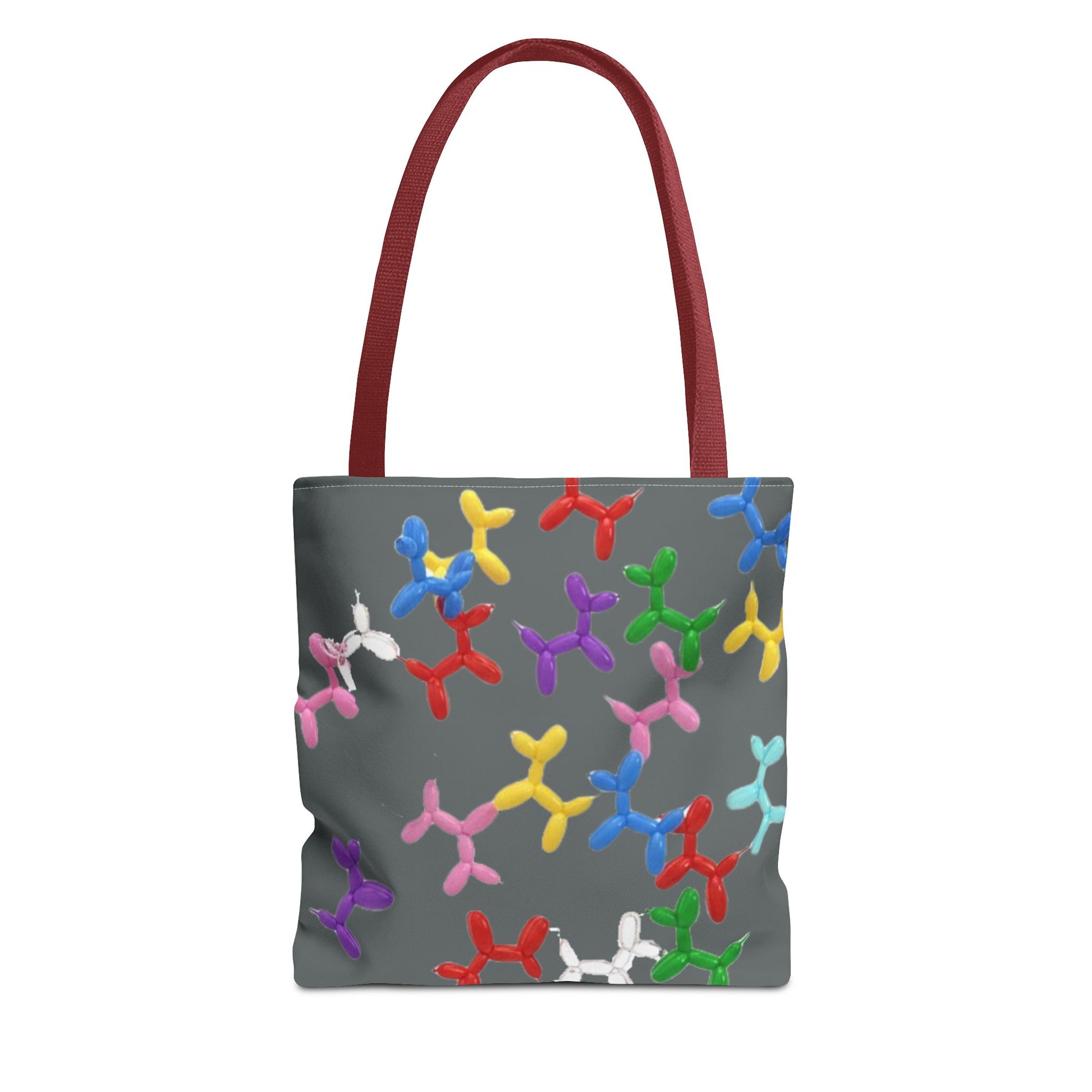 Balloon Dog Pattern Tote Bag – Colorful Pop Art Reusable Shopper - Ramshackle Shack