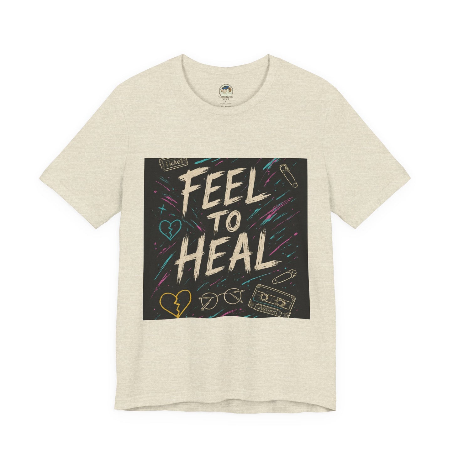 Feel to Heal T-Shirt — Inspirational 'Feel to Heal' Tee - Ramshackle Shack