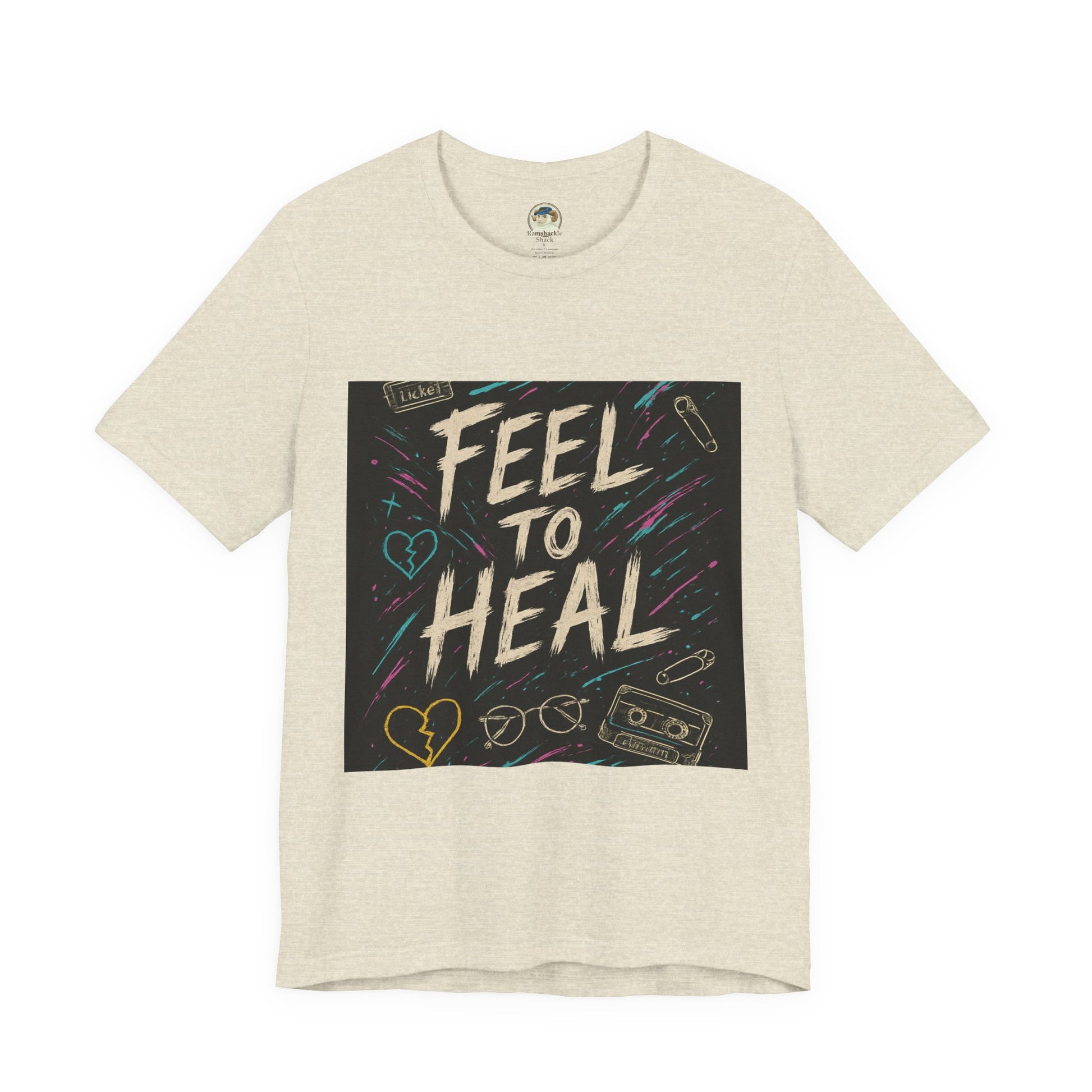 Feel to Heal T-Shirt — Inspirational 'Feel to Heal' Tee - Ramshackle Shack