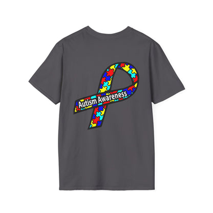 Autism Awareness T-Shirt — "Embrace Our Difference" Puzzle Heart Design - Ramshackle Shack