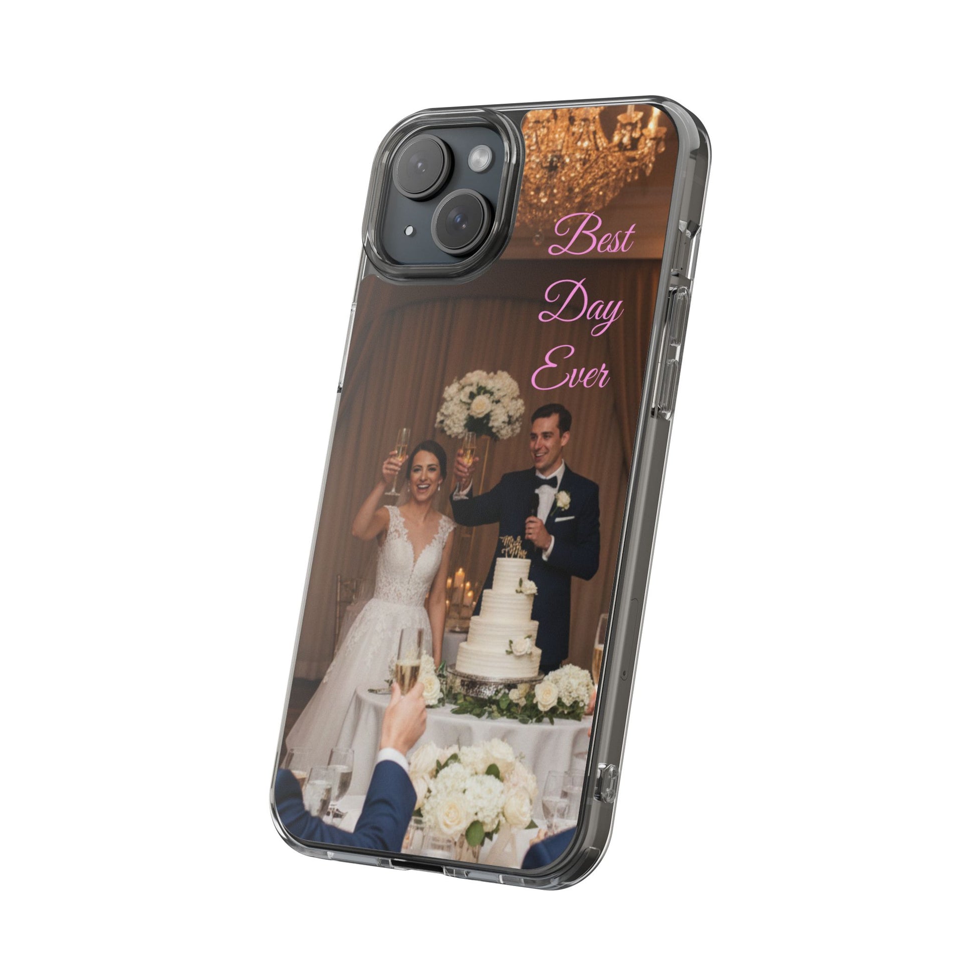 Personalized Clear Impact-Resistant Phone Case — Custom Photo & Message - Ramshackle Shack