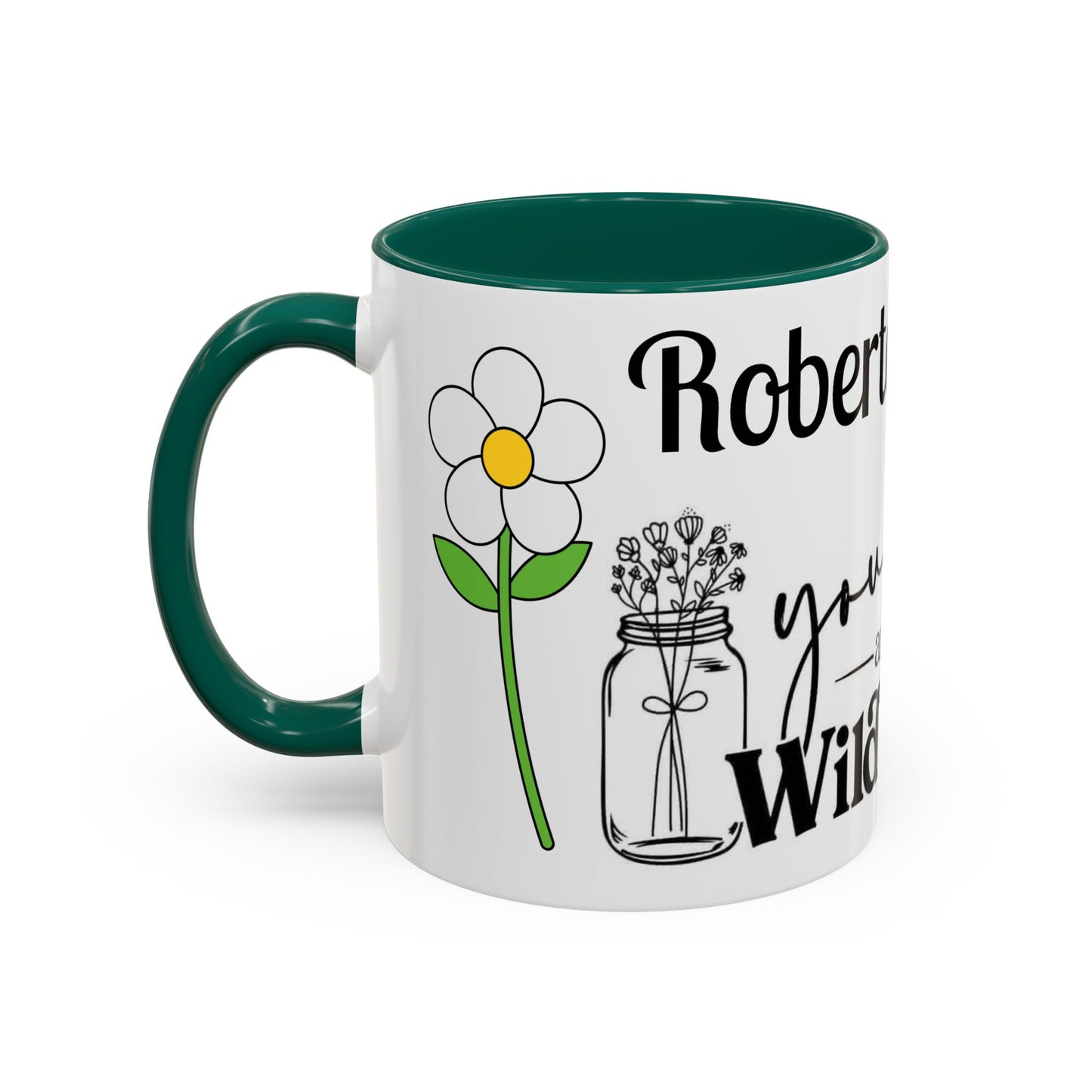 You Belong Among the Wildflowers Daisy Mug — Custom Name Colorful 11oz & 15oz - Ramshackle Shack