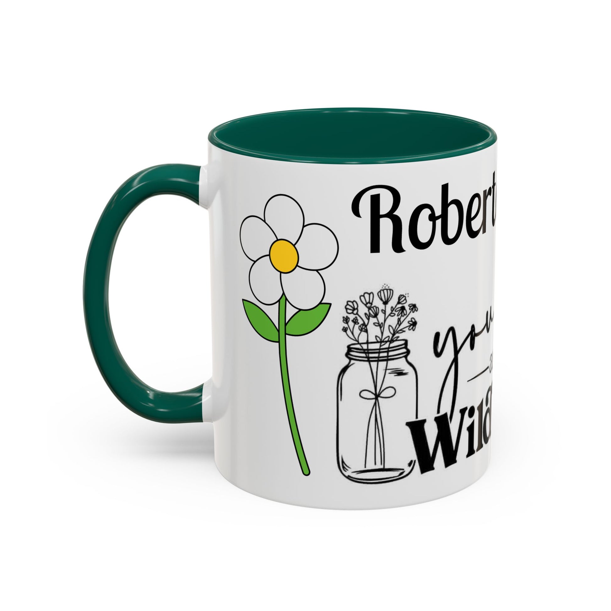 You Belong Among the Wildflowers Daisy Mug — Custom Name Colorful 11oz & 15oz - Ramshackle Shack