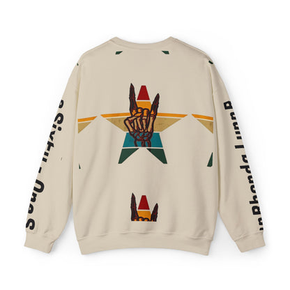 Rockin' Into My 60's Sweatshirt — Custom Age & Name Guitar Crewneck - Ramshackle Shack