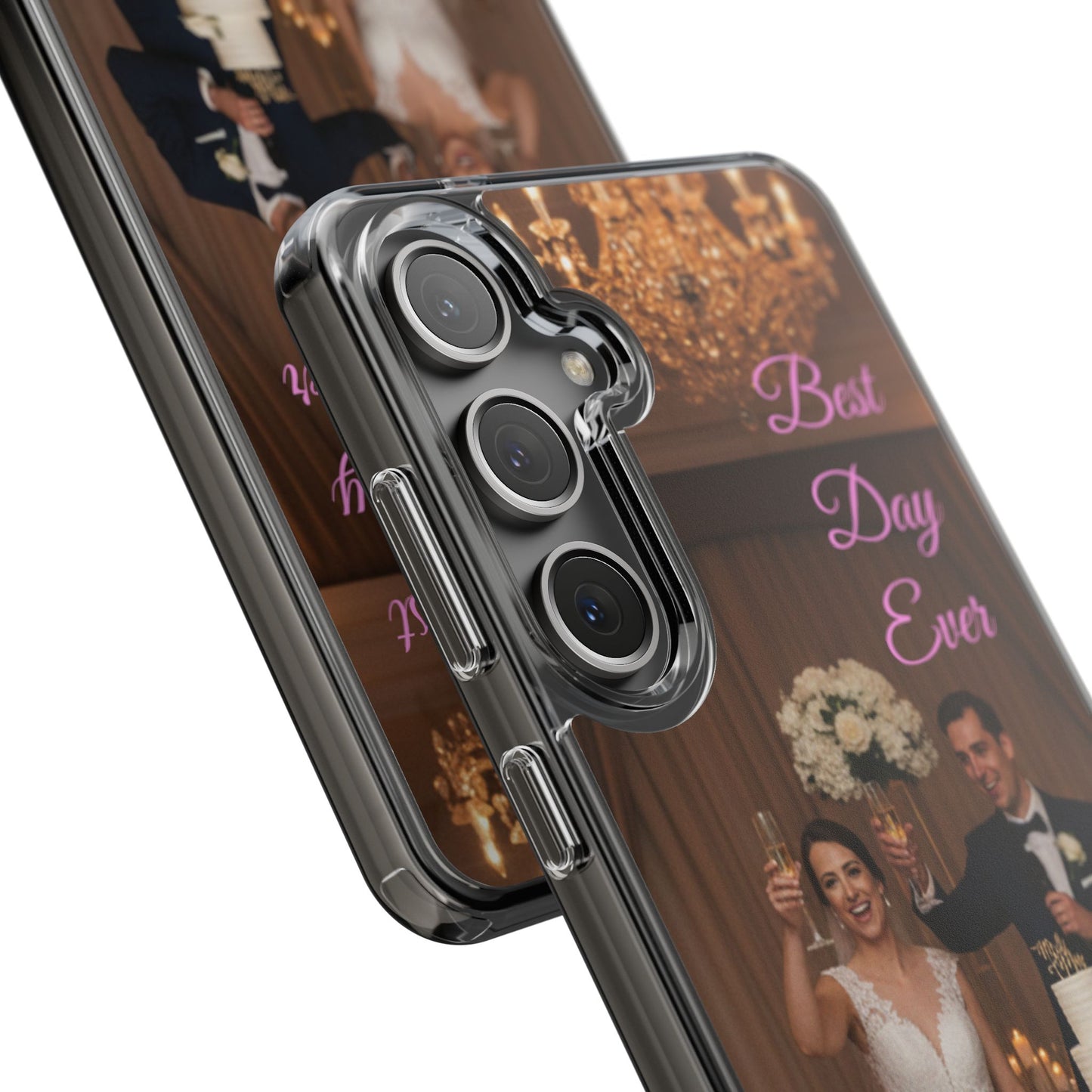 Personalized Clear Impact-Resistant Phone Case — Custom Photo & Message - Ramshackle Shack