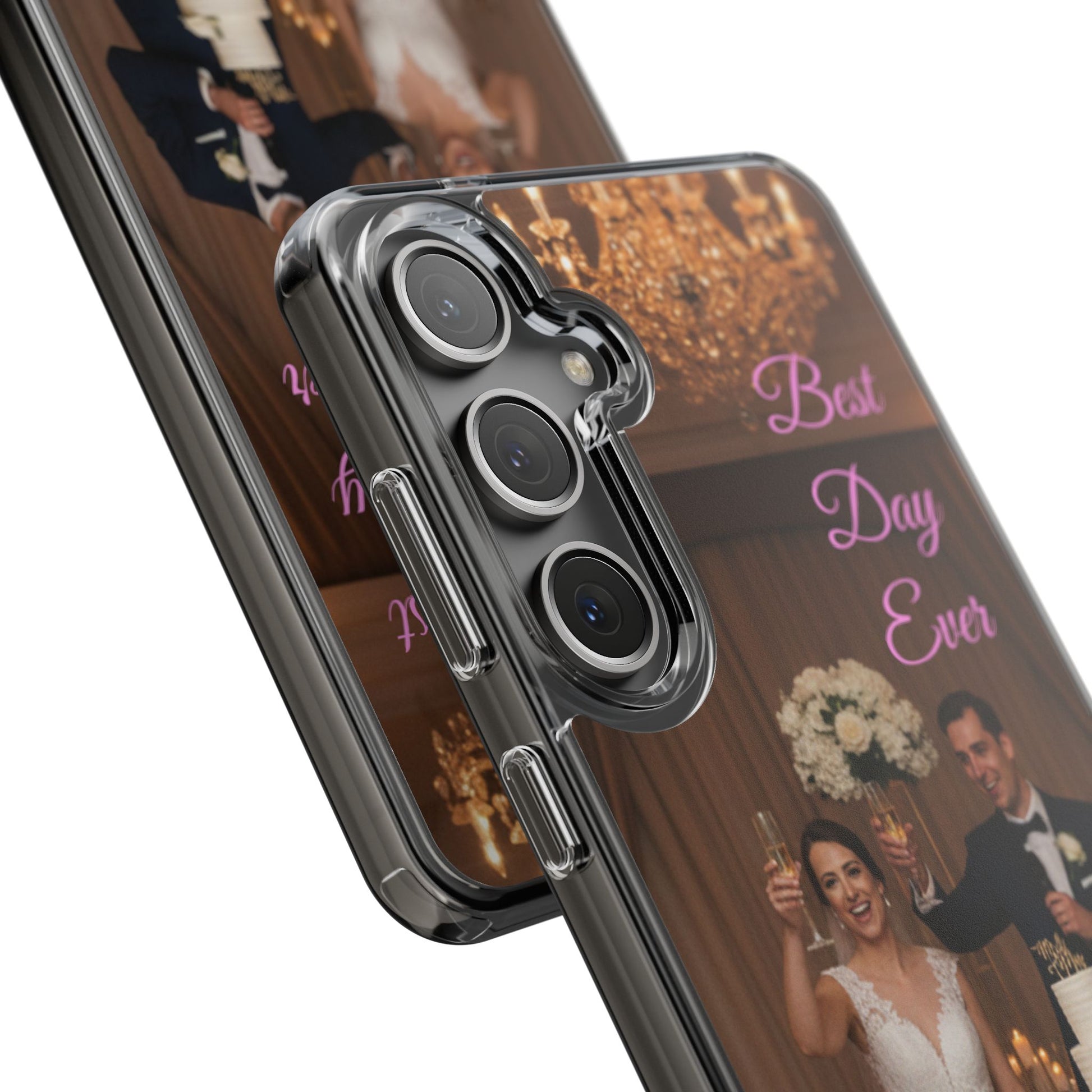 Personalized Clear Impact-Resistant Phone Case — Custom Photo & Message - Ramshackle Shack