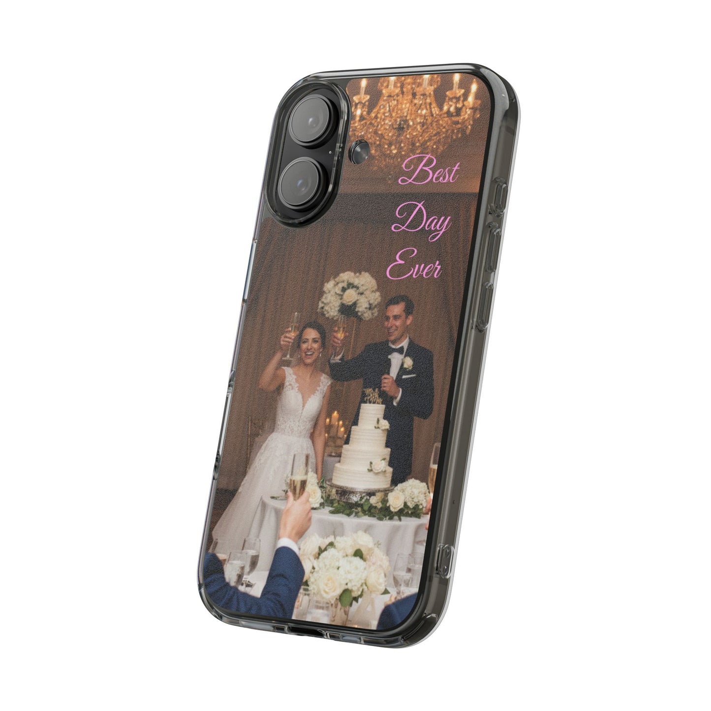 Personalized Clear Impact-Resistant Phone Case — Custom Photo & Message - Ramshackle Shack