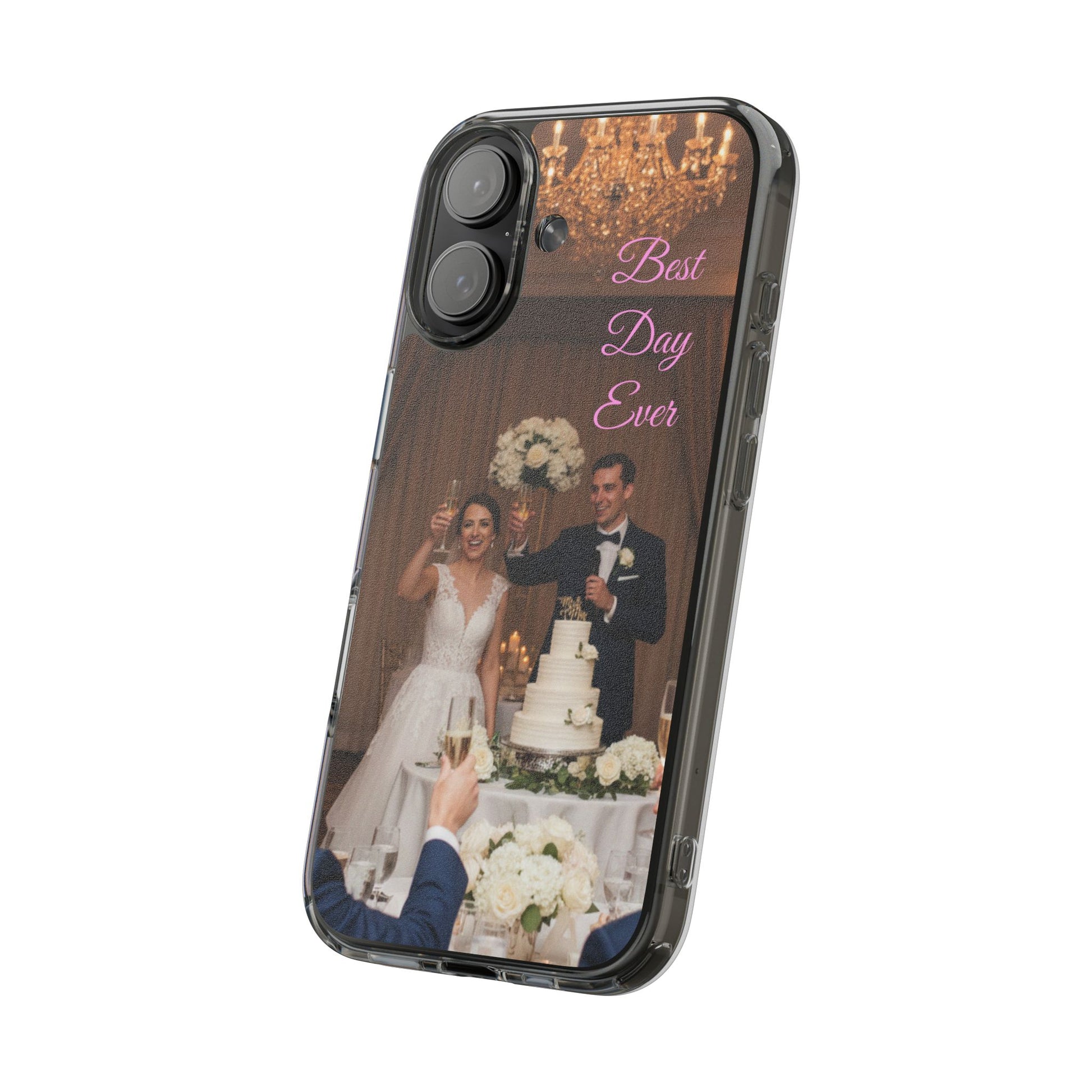 Personalized Clear Impact-Resistant Phone Case — Custom Photo & Message - Ramshackle Shack