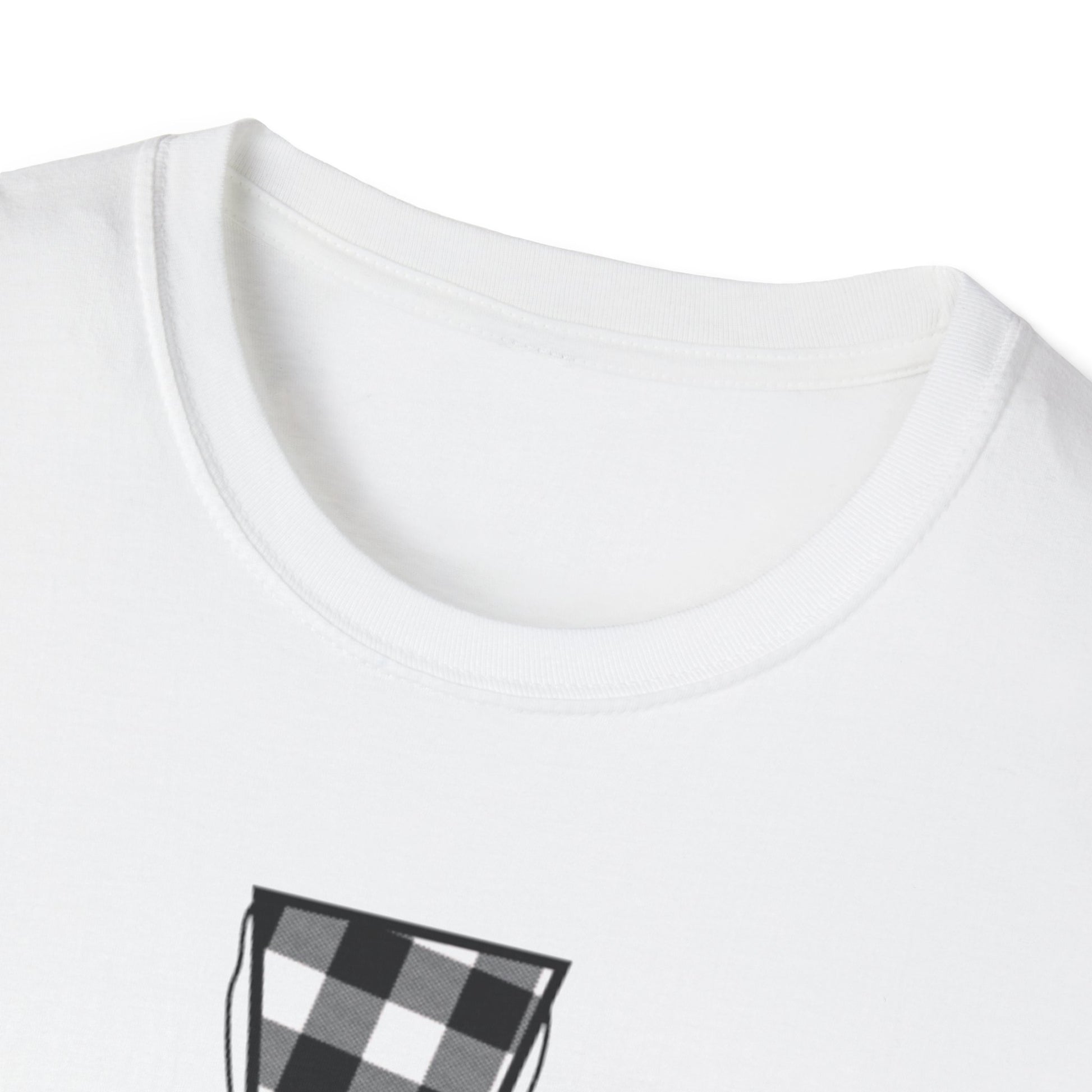 Faith and Love Christian T-Shirt | Plaid Heart and Cross Religious Graphic Tee - Ramshackle Shack
