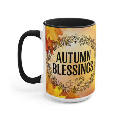 Mug - Autumn Blessings Coffee Cup for Fall Season - Ramshackle Shack