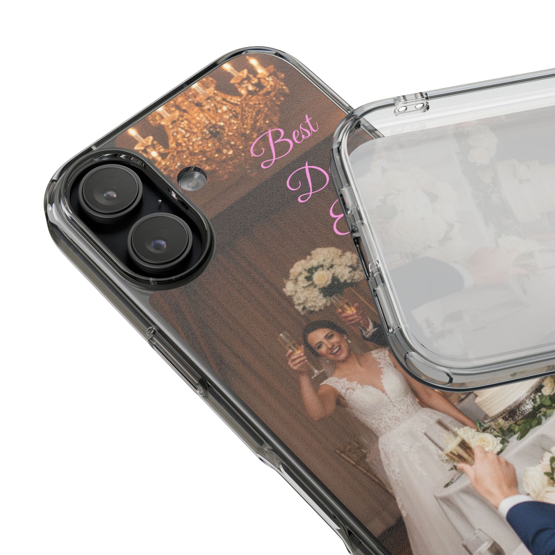 Personalized Clear Impact-Resistant Phone Case — Custom Photo & Message - Ramshackle Shack