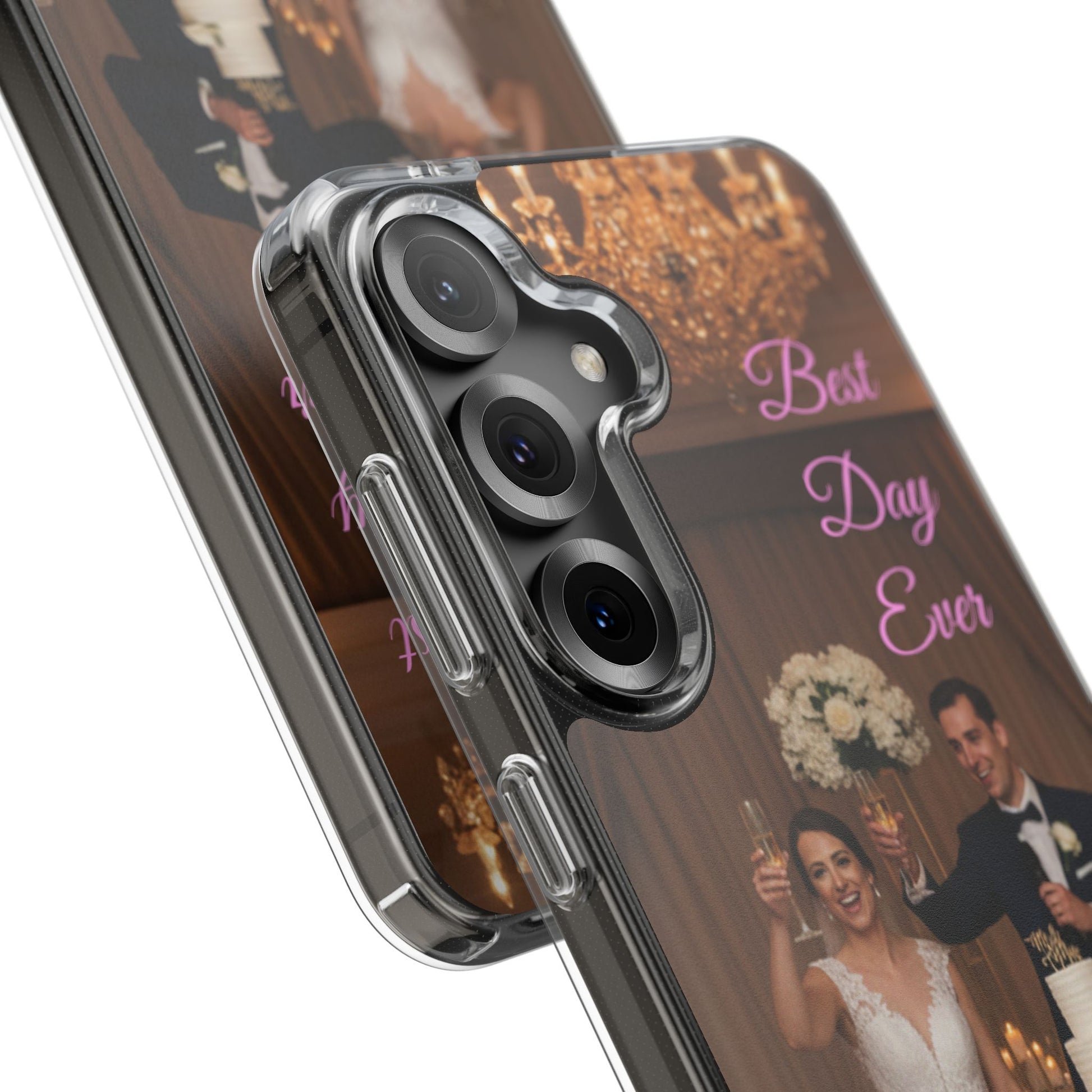 Personalized Clear Impact-Resistant Phone Case — Custom Photo & Message - Ramshackle Shack