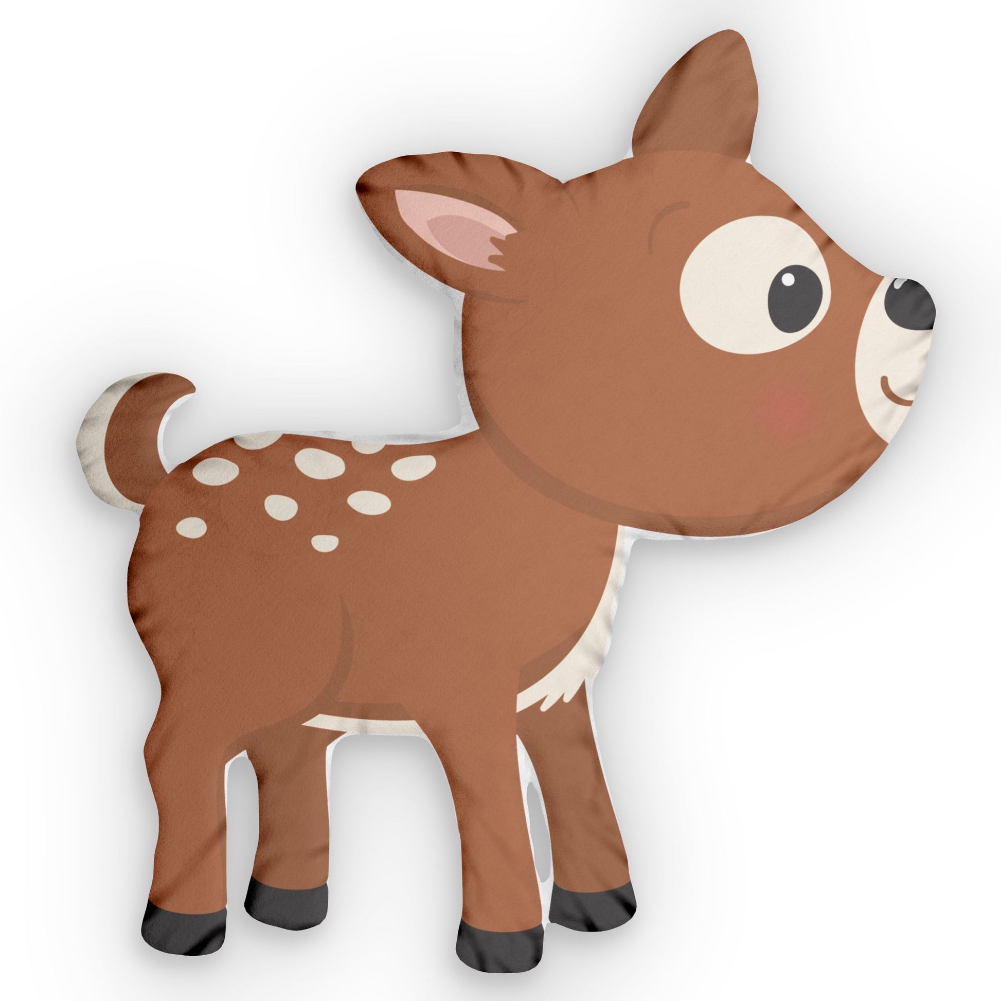 Deer-Shaped Decorative Pillow — Cute Custom Animal Throw Cushion - Ramshackle Shack