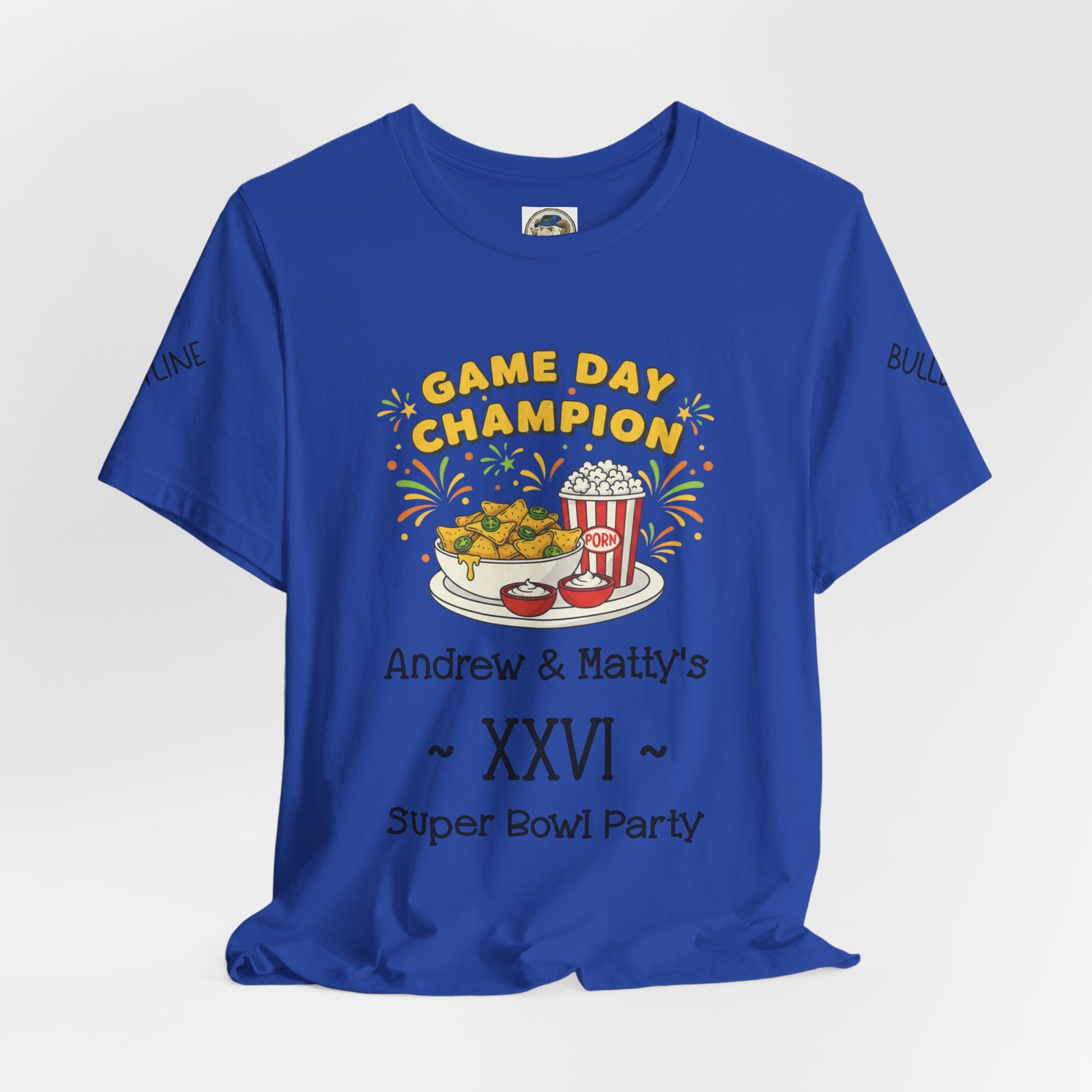 Game Day Champion Tee | Super Bowl Party, Game Day Humor - Ramshackle Shack