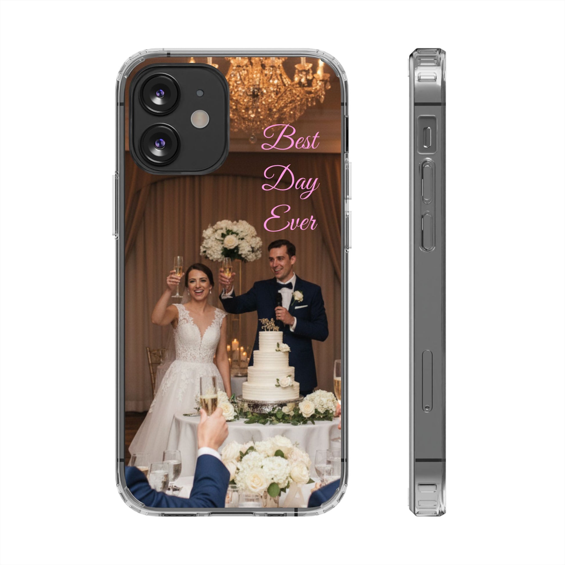 Personalized Clear Impact-Resistant Phone Case — Custom Photo & Message - Ramshackle Shack