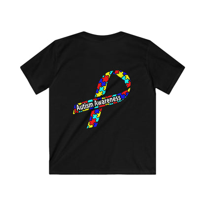 Kids Autism Awareness T-Shirt — Live Love Accept Rainbow Puzzle Ribbon - Ramshackle Shack