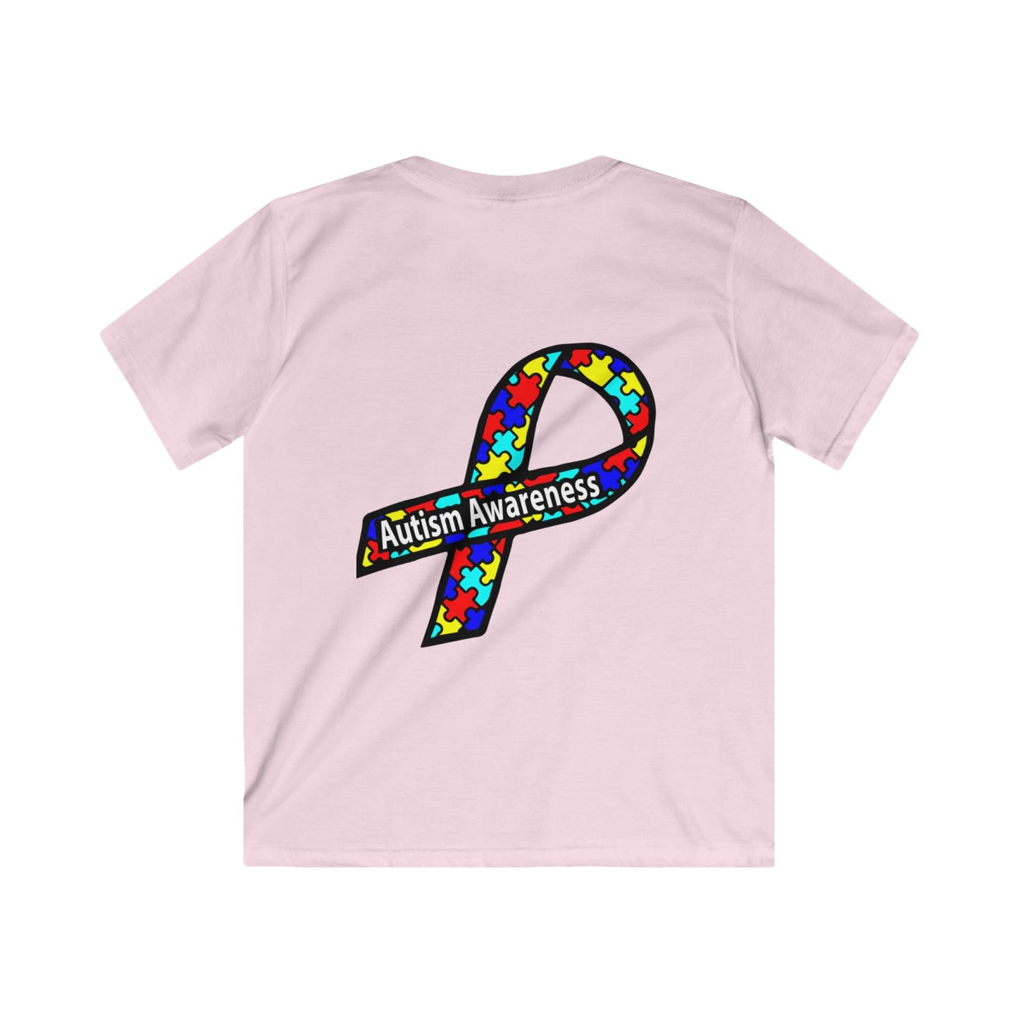 Kids Autism Awareness T-Shirt — Live Love Accept Rainbow Puzzle Ribbon - Ramshackle Shack