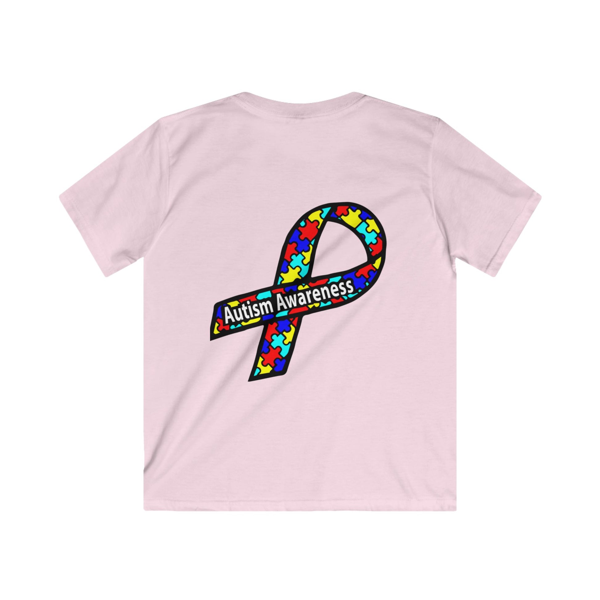 Kids Autism Awareness T-Shirt — Live Love Accept Rainbow Puzzle Ribbon - Ramshackle Shack
