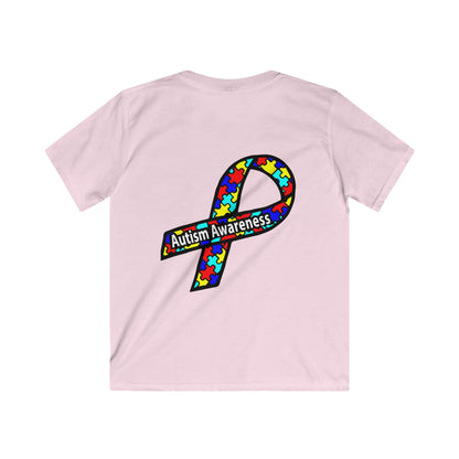 Kids Autism Awareness T-Shirt — Live Love Accept Rainbow Puzzle Ribbon - Ramshackle Shack