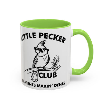 Funny 'Little Pecker Club' Coffee Mug — 11oz/15oz Ceramic Novelty Cup - Ramshackle Shack