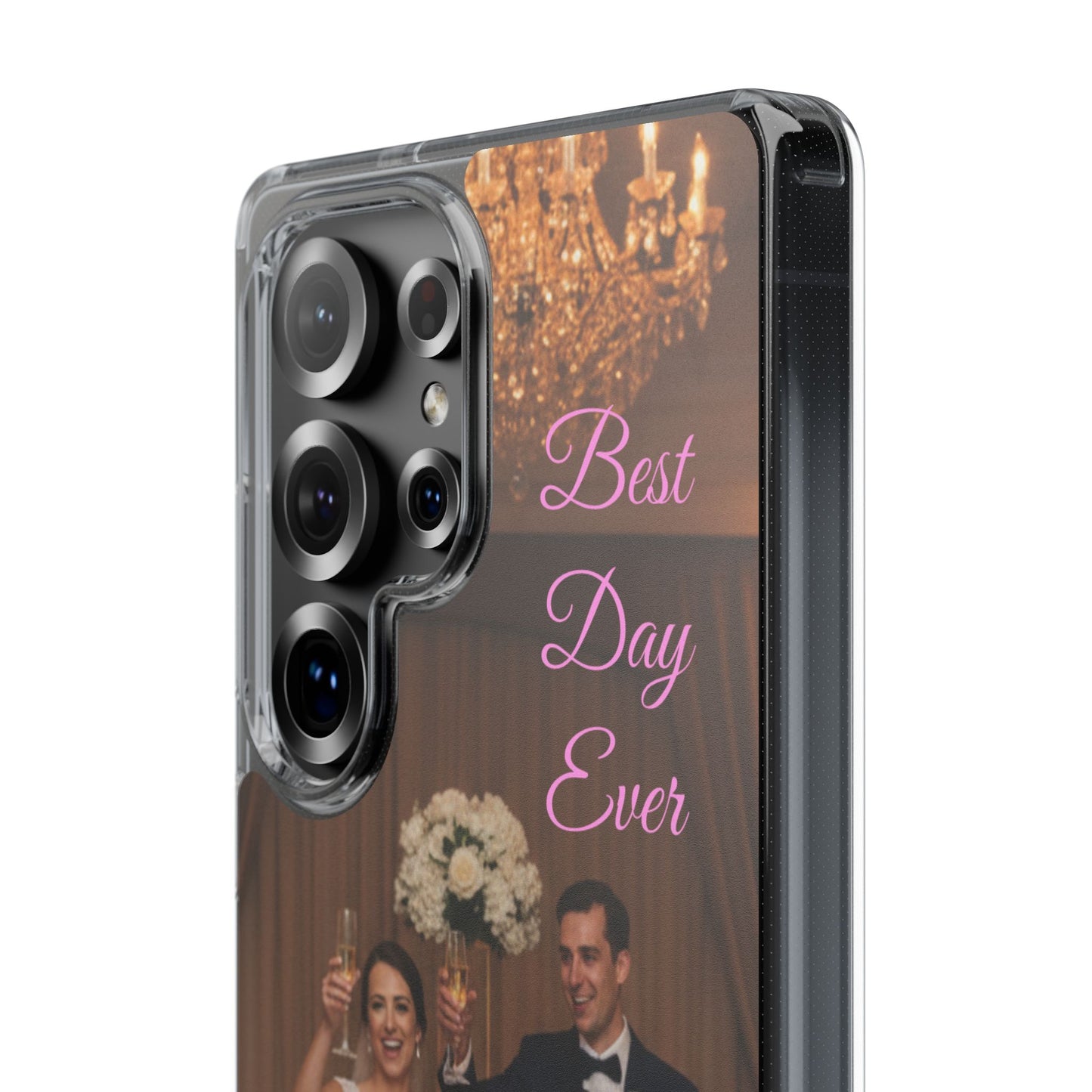 Personalized Clear Impact-Resistant Phone Case — Custom Photo & Message - Ramshackle Shack