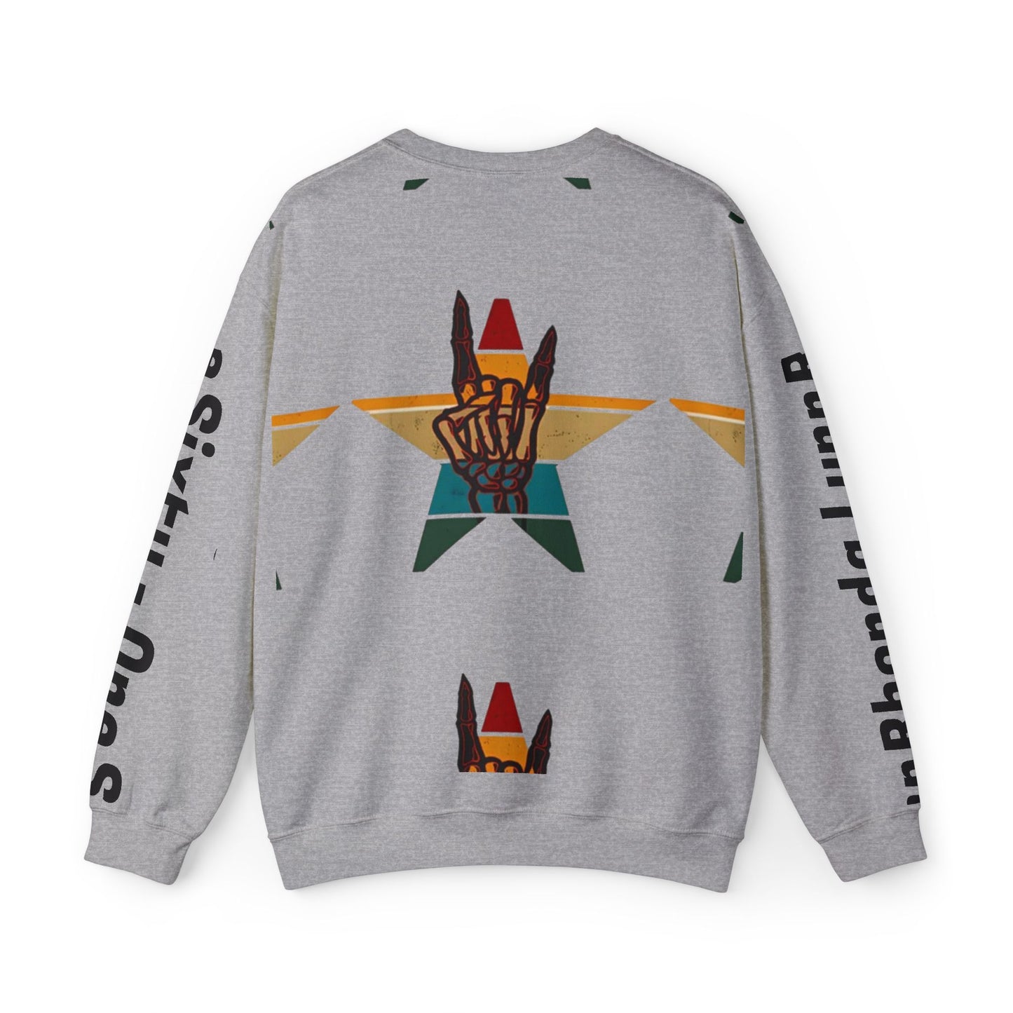 Rockin' Into My 60's Sweatshirt — Custom Age & Name Guitar Crewneck - Ramshackle Shack