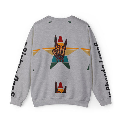 Rockin' Into My 60's Sweatshirt — Custom Age & Name Guitar Crewneck - Ramshackle Shack
