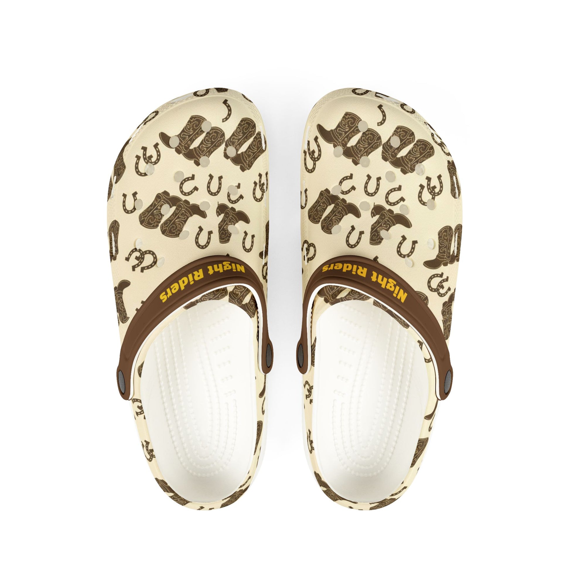Custom Cowboy Boots & Horseshoe Shoes  Personalized Team Name EVA Foam Shoes - Ramshackle Shack