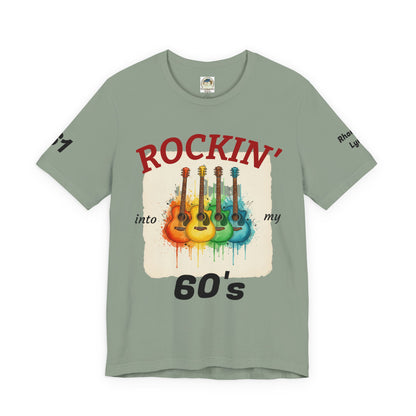 Watercolor Rainbow Guitars T Shirt  Acoustic Guitar Art Tee - Ramshackle Shack