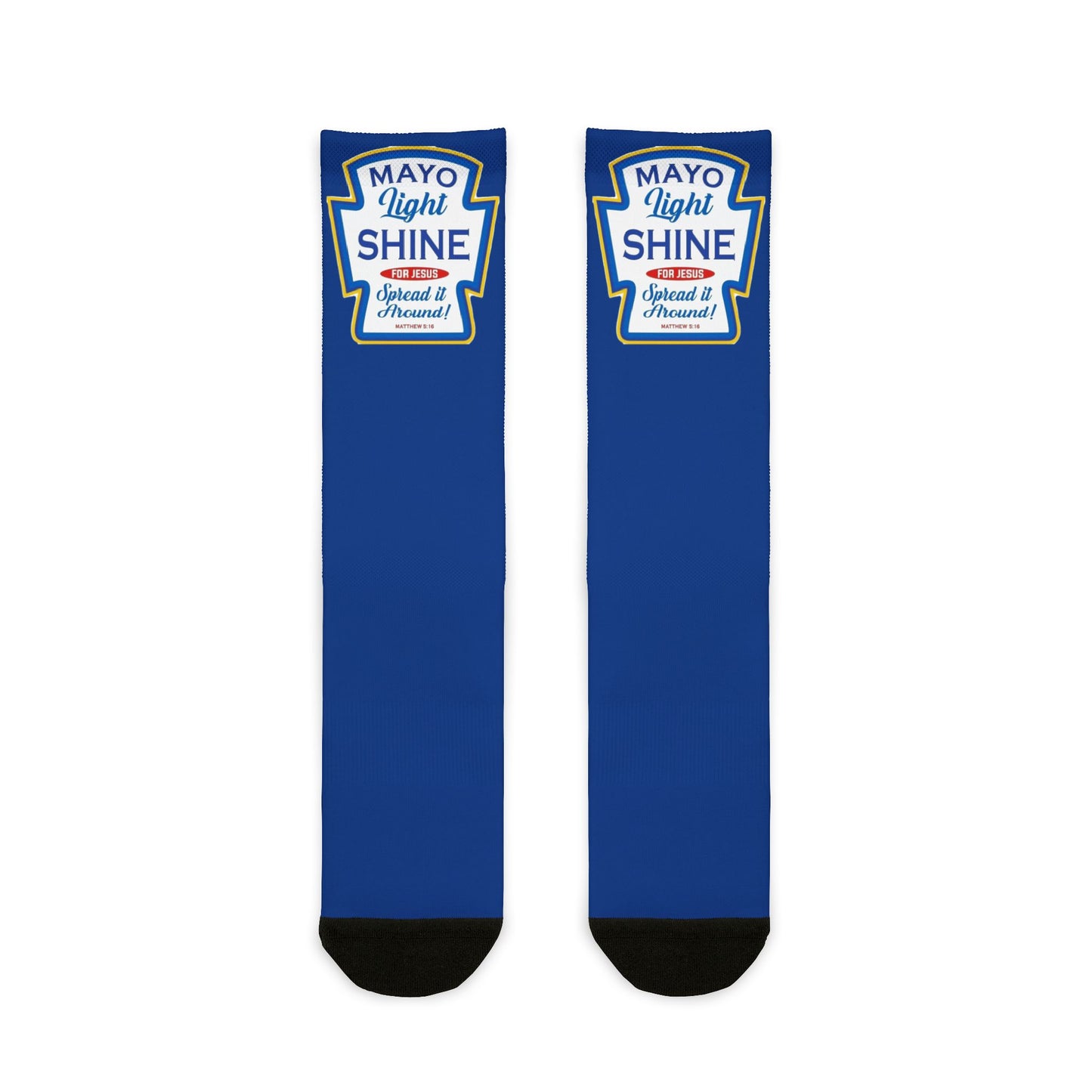 Mayo Light Shine Spread It Around Crew Socks - Ramshackle Shack