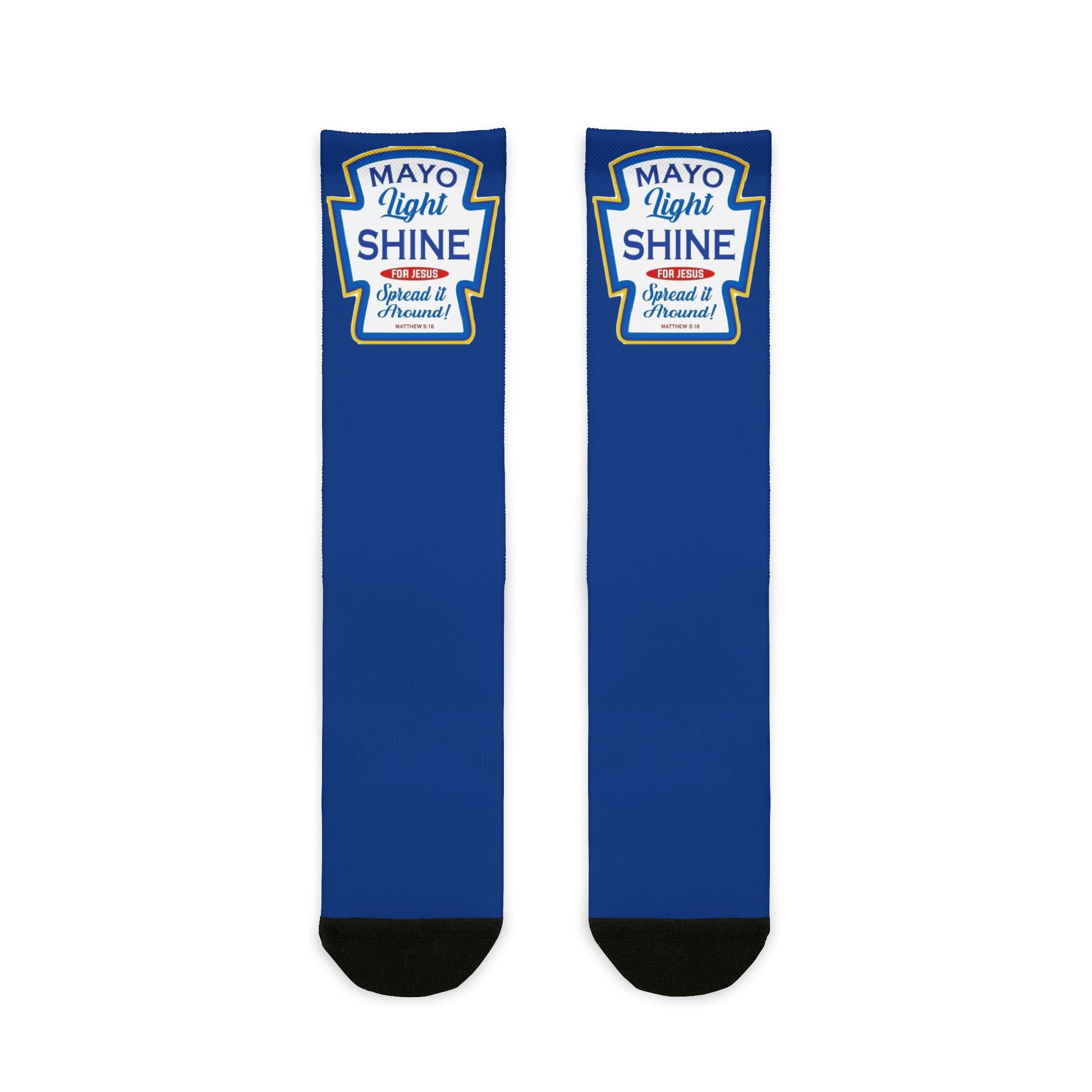 Mayo Light Shine Spread It Around Crew Socks - Ramshackle Shack
