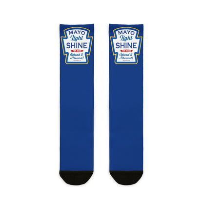 Mayo Light Shine Spread It Around Crew Socks - Ramshackle Shack
