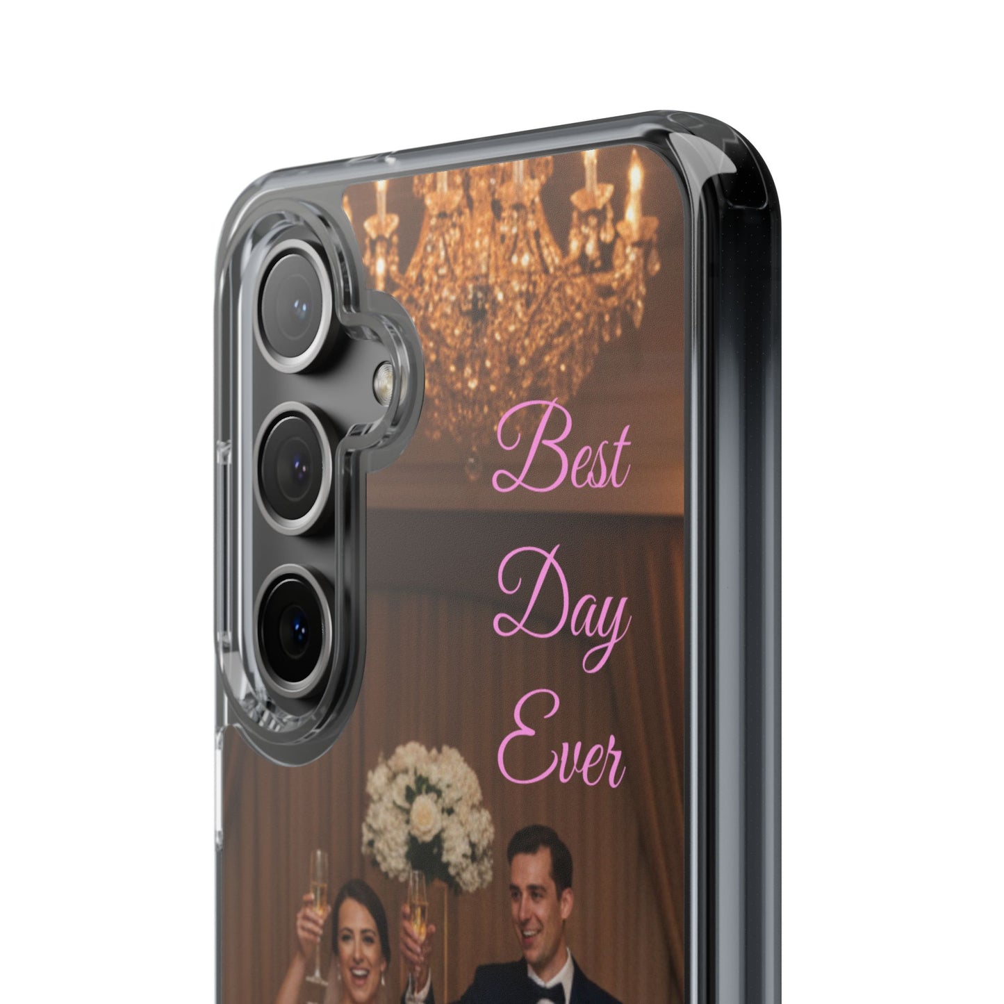 Personalized Clear Impact-Resistant Phone Case — Custom Photo & Message - Ramshackle Shack