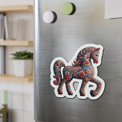 Mandala Floral Die-Cut Magnet — Decorative Floral Pattern Magnet - Ramshackle Shack
