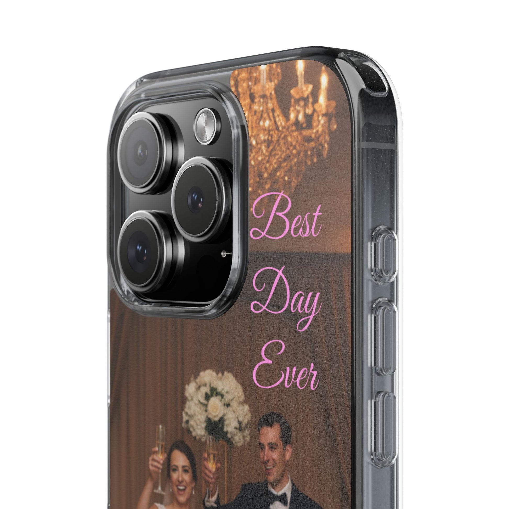 Personalized Clear Impact-Resistant Phone Case — Custom Photo & Message - Ramshackle Shack