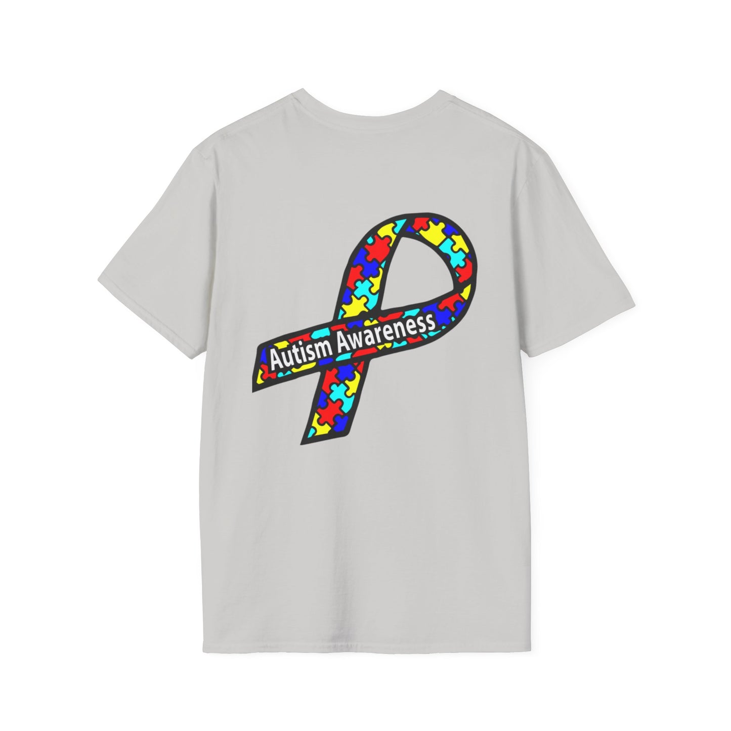 Autism Awareness T-Shirt — Live Love Accept Rainbow Puzzle Ribbon - Ramshackle Shack