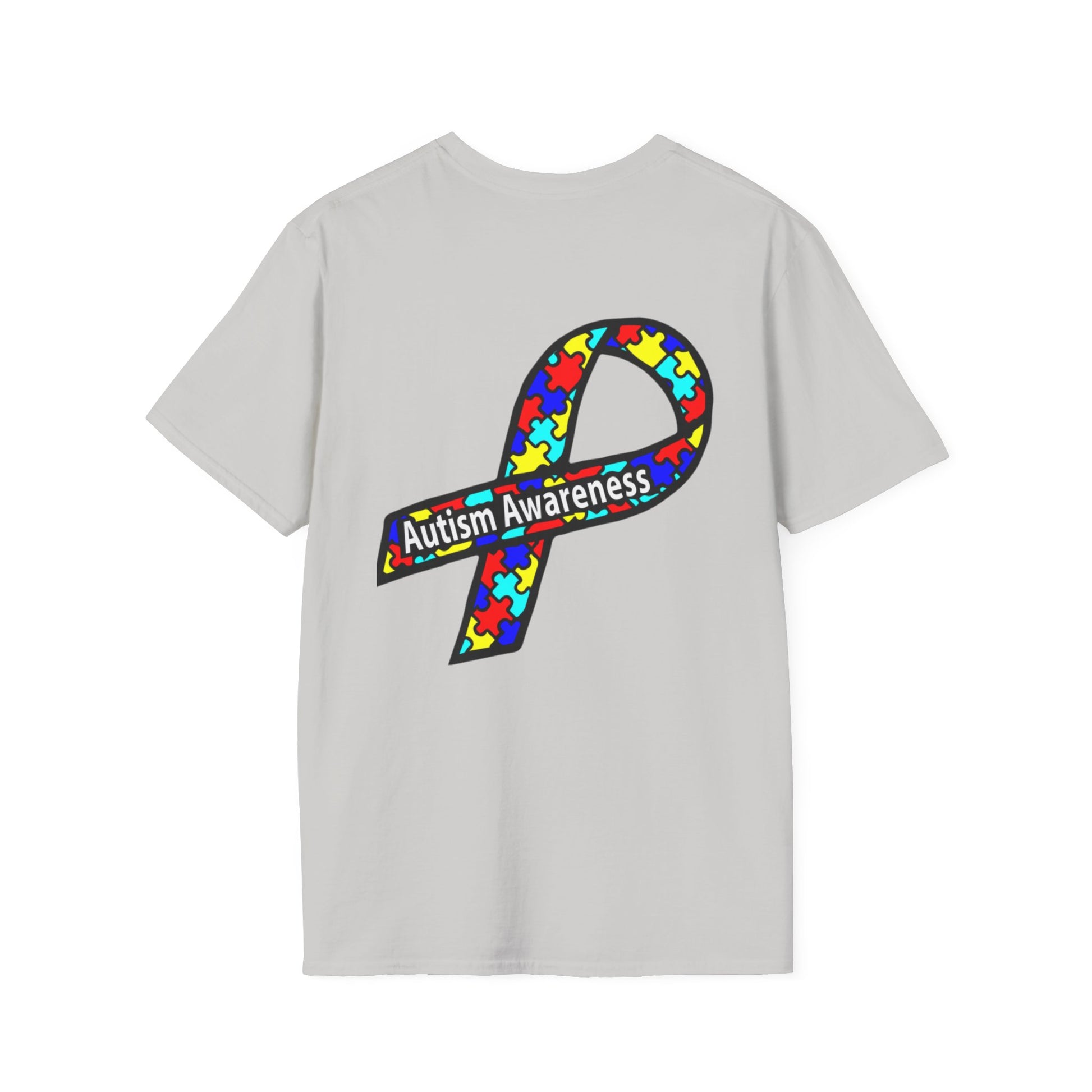 Autism Awareness T-Shirt — Live Love Accept Rainbow Puzzle Ribbon - Ramshackle Shack