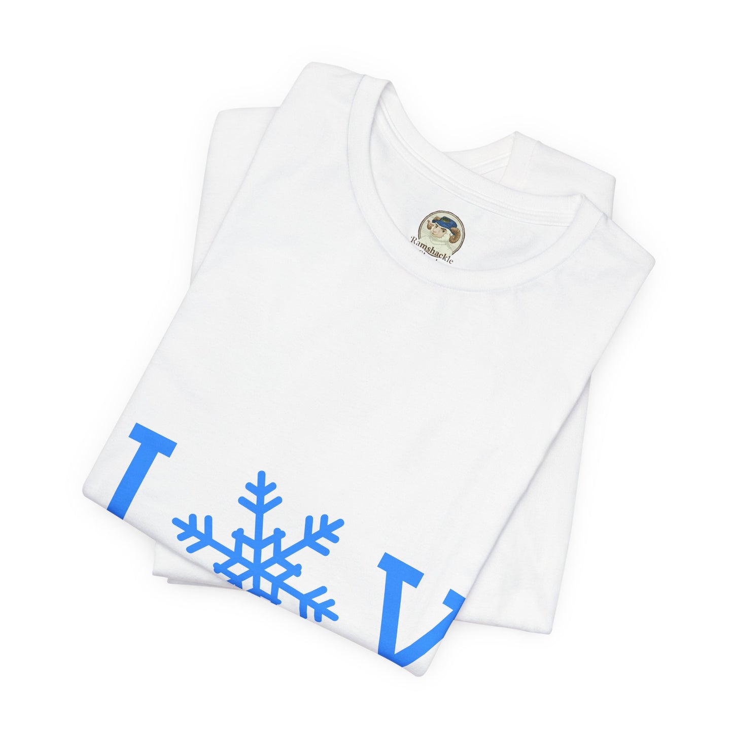 Joy Snowflake Tee — Holiday Joy Christmas T‑Shirt - Ramshackle Shack