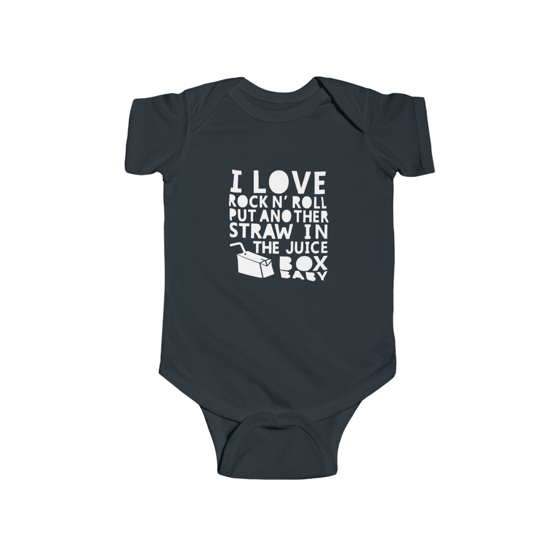 I Love Rock and Roll! Put Another Dime in the Juicebox Baby. (Rock Star Baby) Infant Bodysuit - Ramshackle Shack