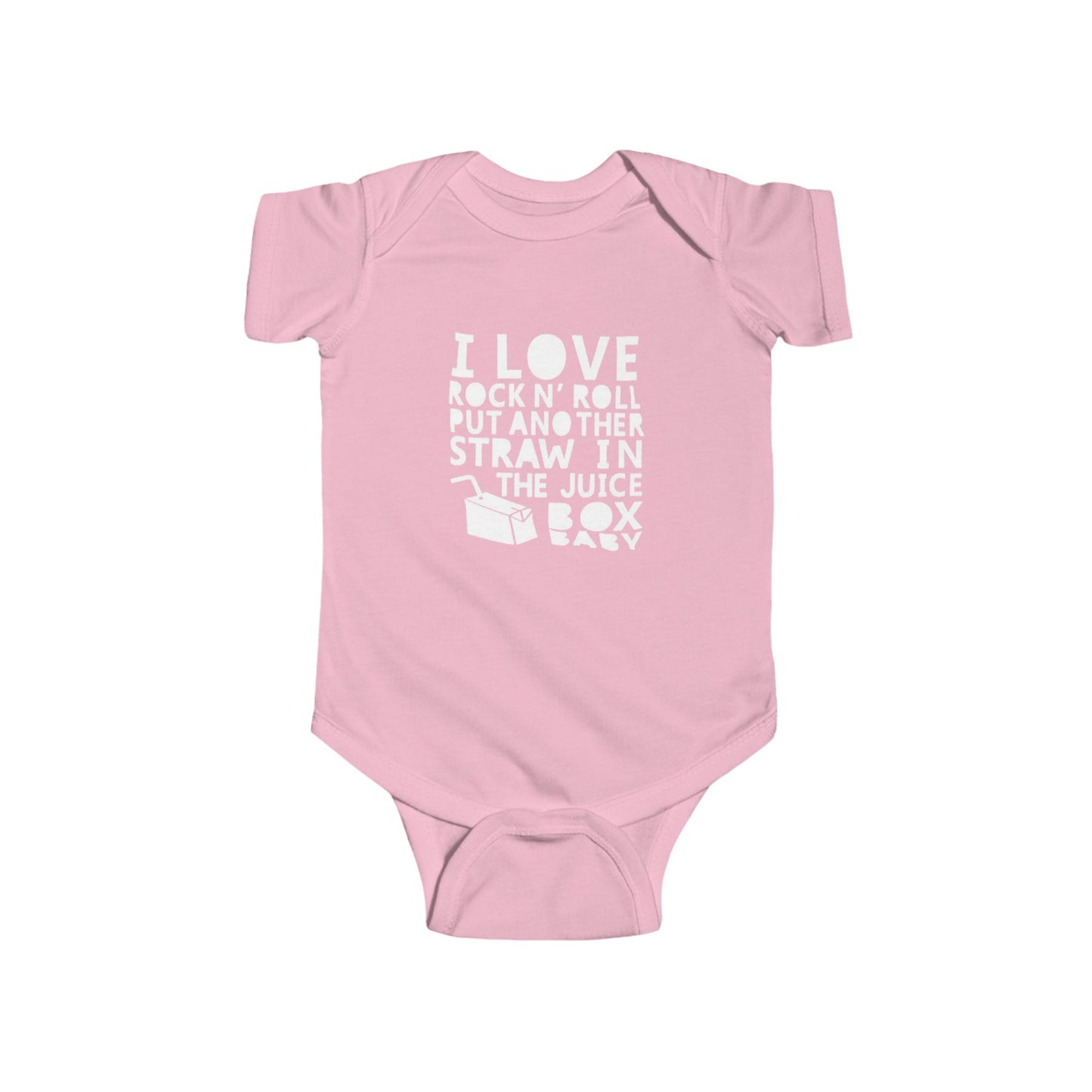 I Love Rock and Roll! Put Another Dime in the Juicebox Baby. (Rock Star Baby) Infant Bodysuit - Ramshackle Shack