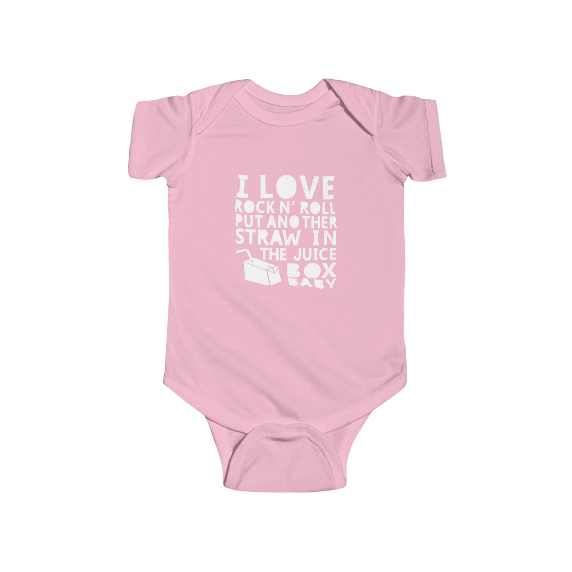 I Love Rock and Roll! Put Another Dime in the Juicebox Baby. (Rock Star Baby) Infant Bodysuit - Ramshackle Shack