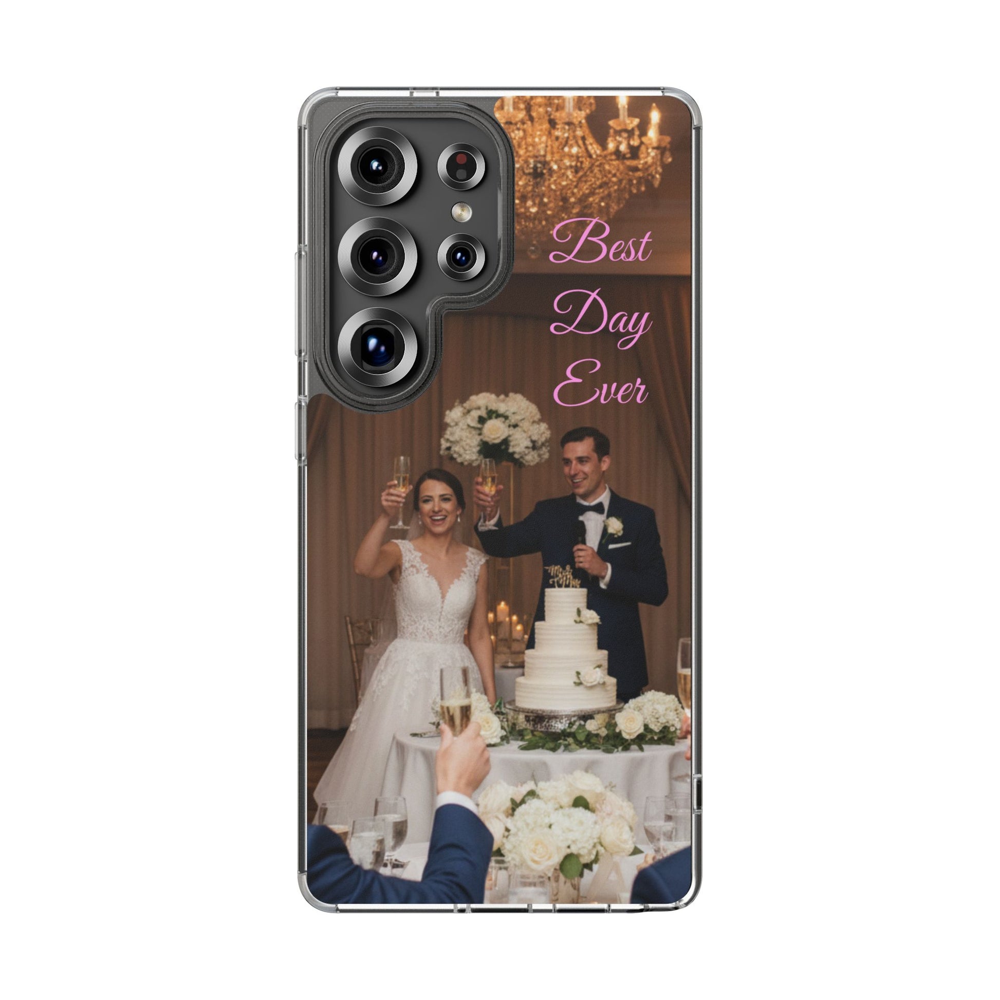 Personalized Clear Impact-Resistant Phone Case — Custom Photo & Message - Ramshackle Shack