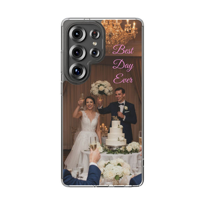 Personalized Clear Impact-Resistant Phone Case — Custom Photo & Message - Ramshackle Shack