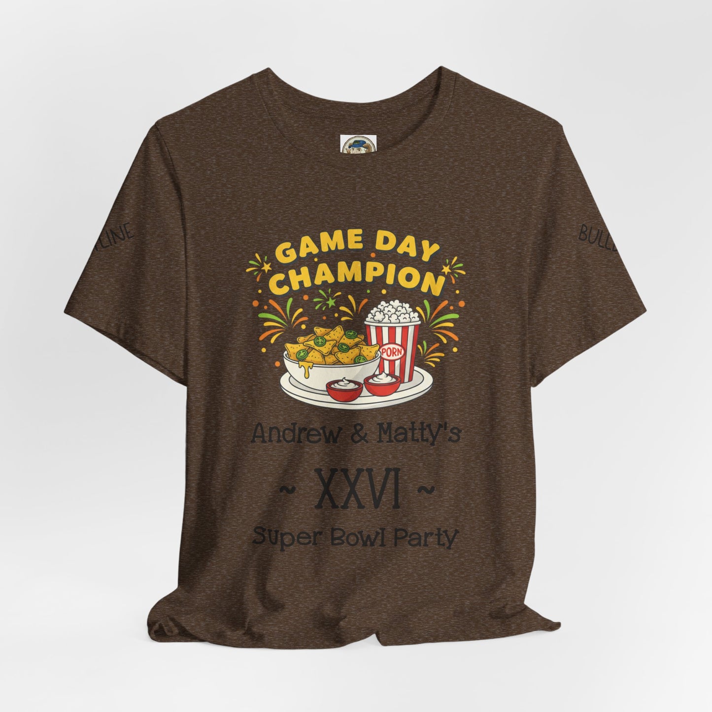 Game Day Champion Tee | Super Bowl Party, Game Day Humor - Ramshackle Shack
