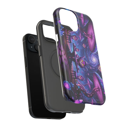 Psychedelic Mushroom Galaxy Phone Case — Impact-Resistant - Ramshackle Shack