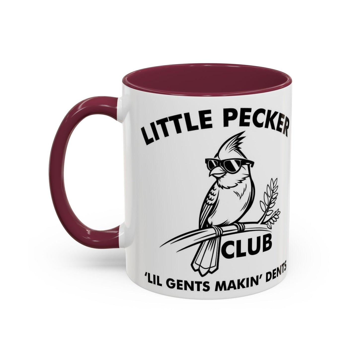 Funny 'Little Pecker Club' Coffee Mug — 11oz/15oz Ceramic Novelty Cup - Ramshackle Shack