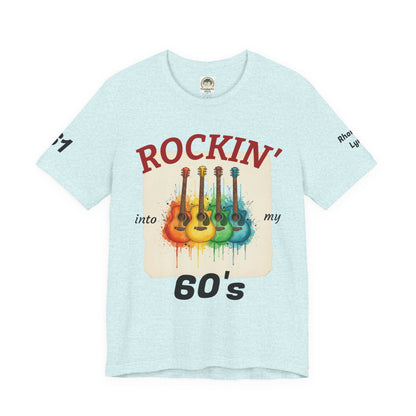 Watercolor Rainbow Guitars T Shirt  Acoustic Guitar Art Tee - Ramshackle Shack
